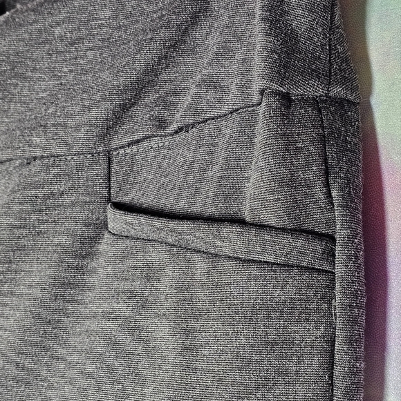 7th Avenue New York & Co Charcoal Grey Pull-On Bootcut Pants Size XL Tall - Picture 5 of 7